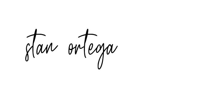 Signature of stan-ortega