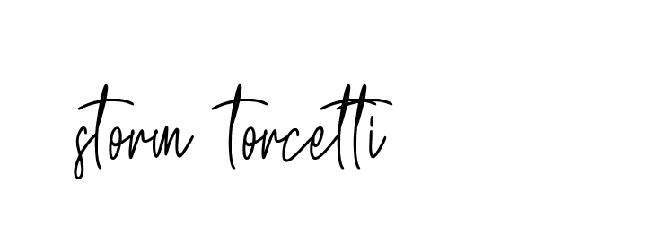 Signature of storm-torcetti