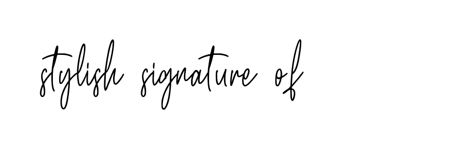 Signature of stylish-signature-of