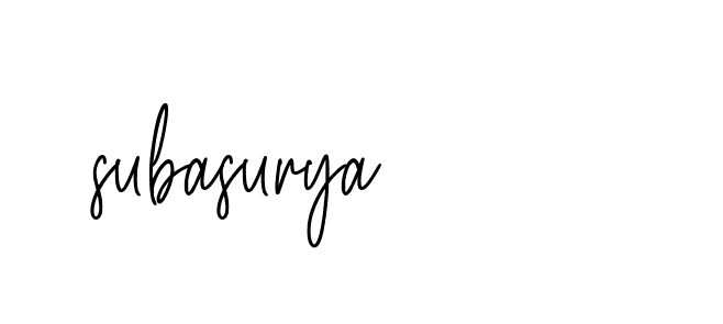 Signature of subasurya