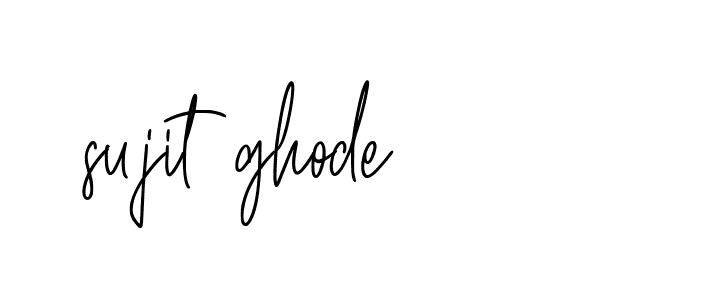 Signature of sujit-ghode