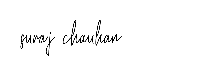 Signature of suraj-chauhan-