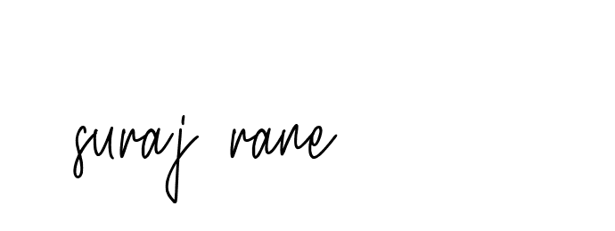 Signature of suraj-rane