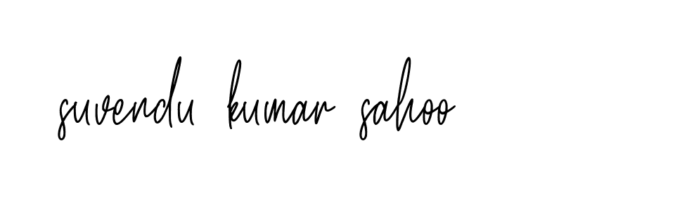 Signature of suvendu-kumar-sahoo