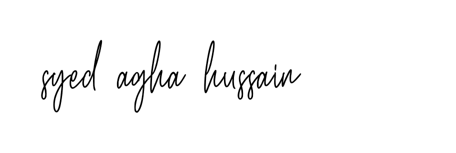 Signature of syed-agha-hussain