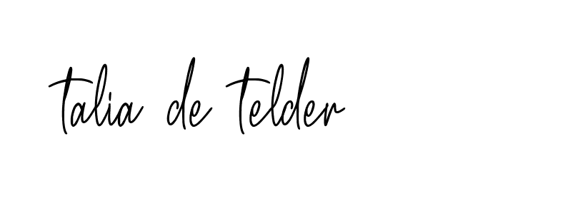 Signature of talia-de-telder