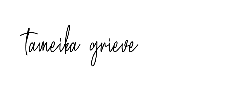 Signature of tameika-grieve-