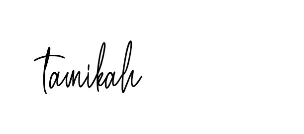 Signature of tamikah