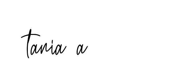 Signature of tania-a