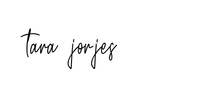 Signature of tara-jorjes