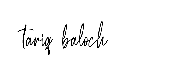 Signature of tariq-baloch