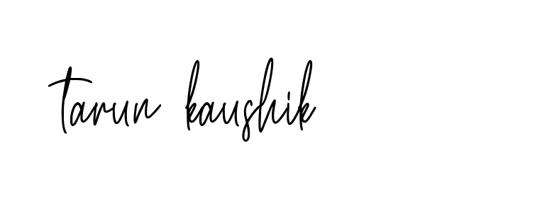 Signature of tarun-kaushik