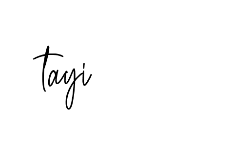 Signature of tayi