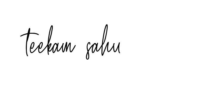 Signature of teekam-sahu