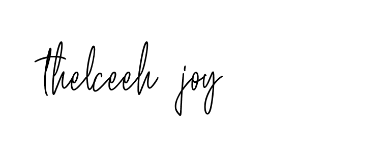 Signature of thelceeh-joy