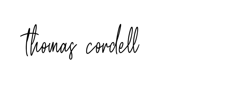 Signature of thomas-cordell