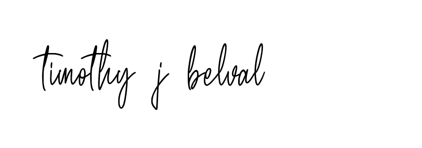 Signature of timothy-j-belval