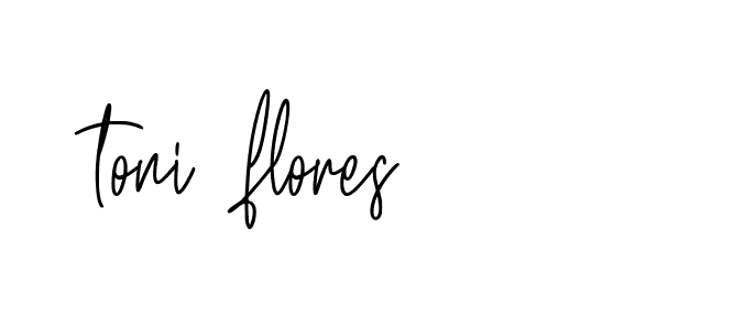 Signature of toni-flores