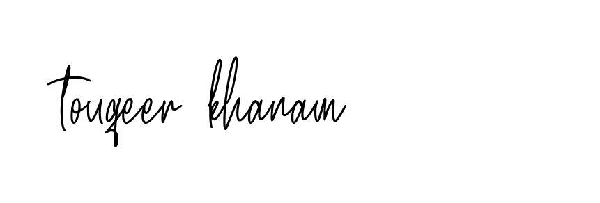 Signature of touqeer-khanam-