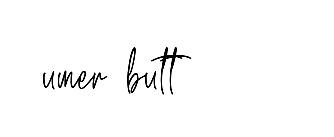 Signature of umer-butt