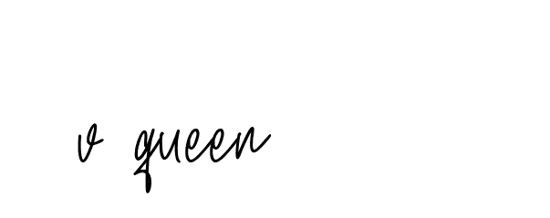 Signature of v-queen