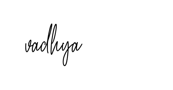 Signature of vadhya