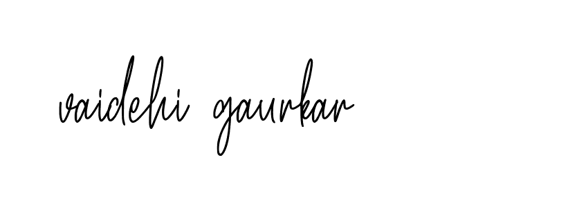 Signature of vaidehi-gaurkar