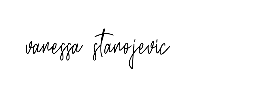 Signature of vanessa-stanojevic