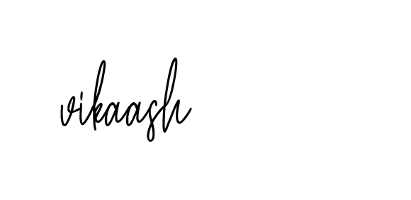 Signature of vikaash