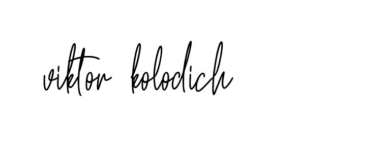 Signature of viktor-kolodich