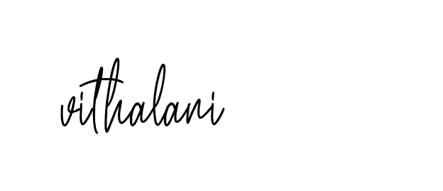 Signature of vithalani