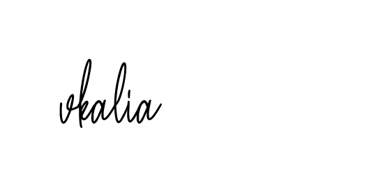 Signature of vkalia