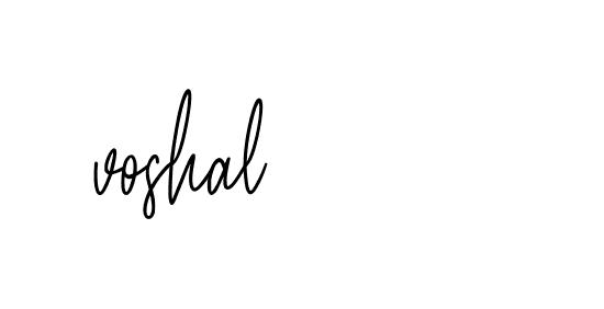 Signature of voshal