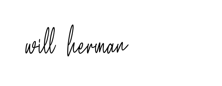 Signature of will-herman