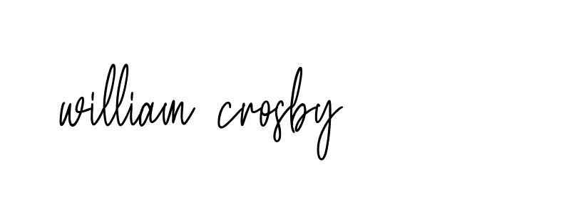 Signature of william-crosby