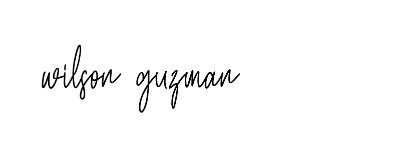 Signature of wilson-guzman