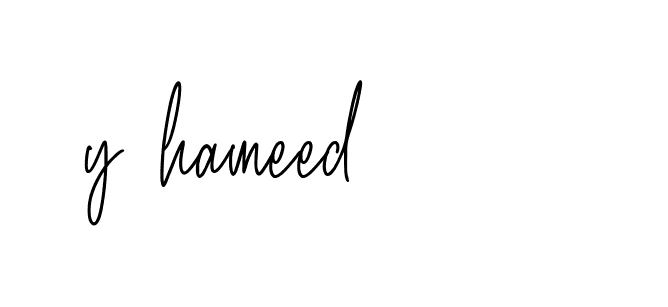 Signature of y-hameed