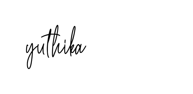 Signature of yuthika-