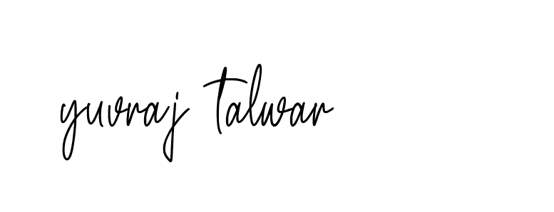 Signature of yuvraj-talwar