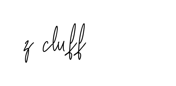 Signature of z-cluff