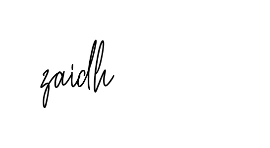 Signature of zaidh