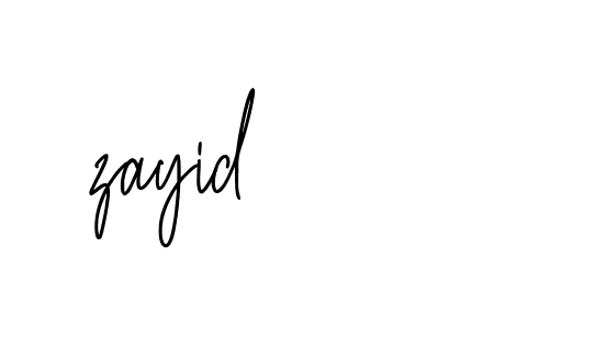 Signature of zayid