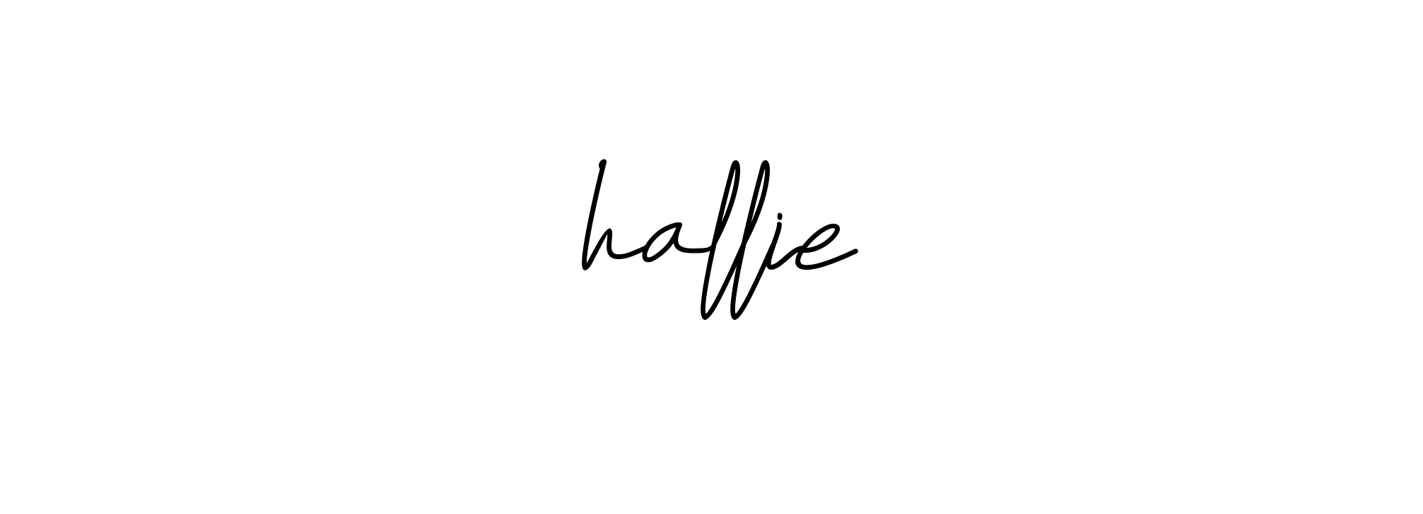 Signature of -----------hallie