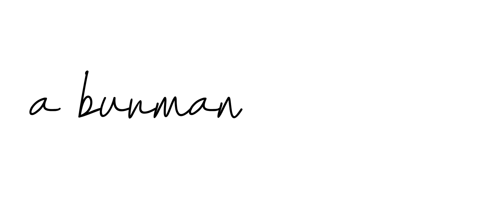 Signature of a-burman