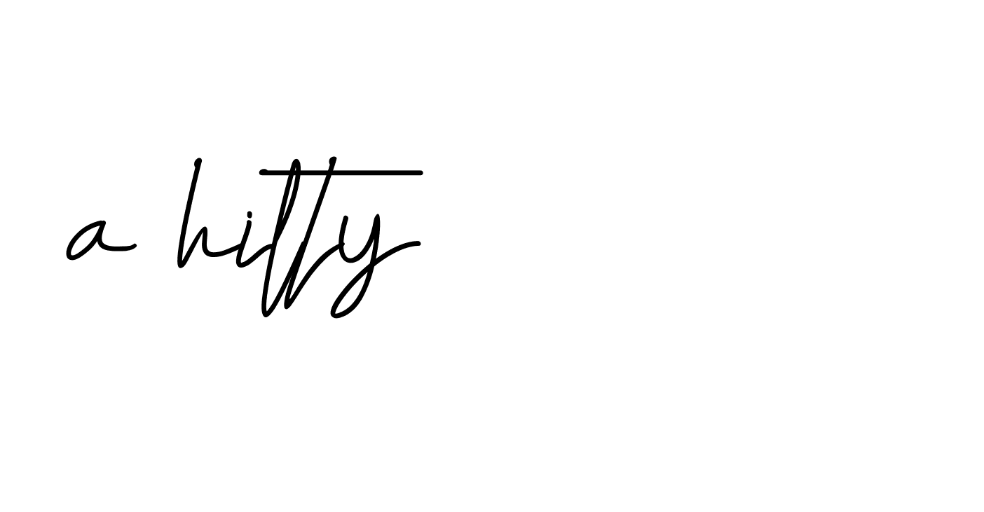 Signature of a-hilty