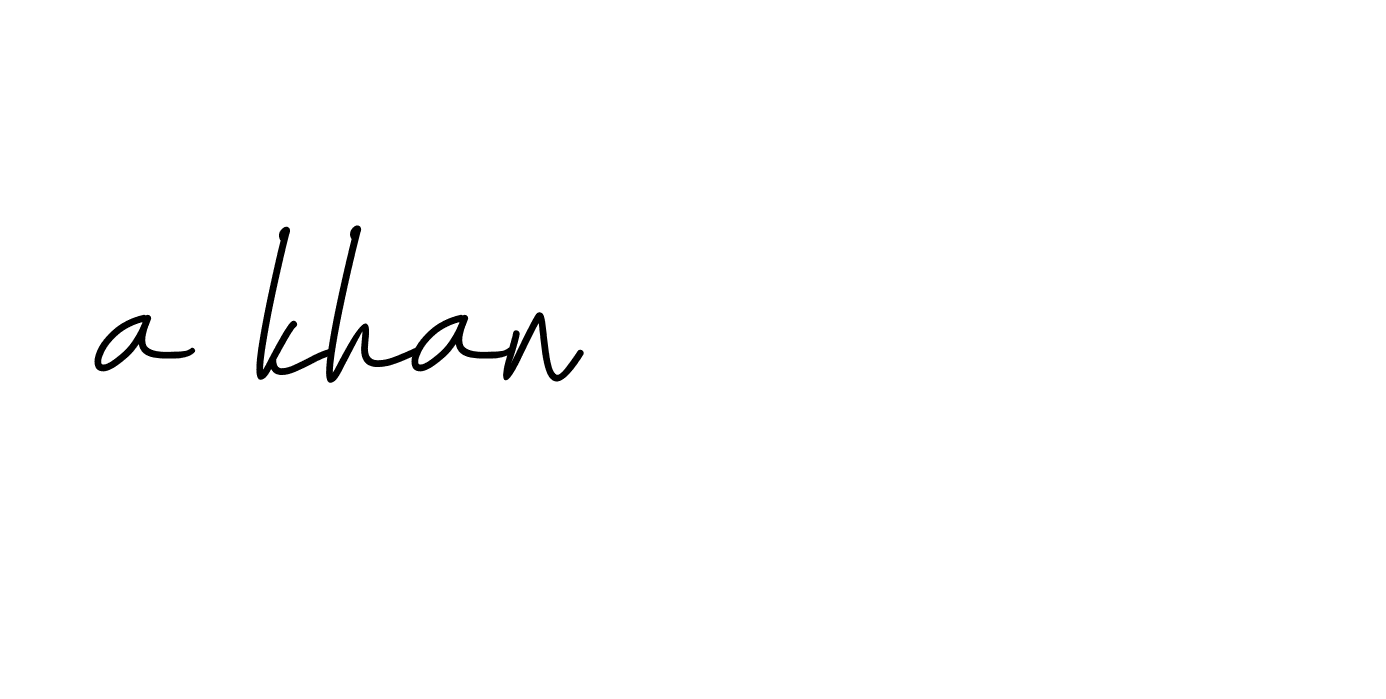 Signature of a-khan