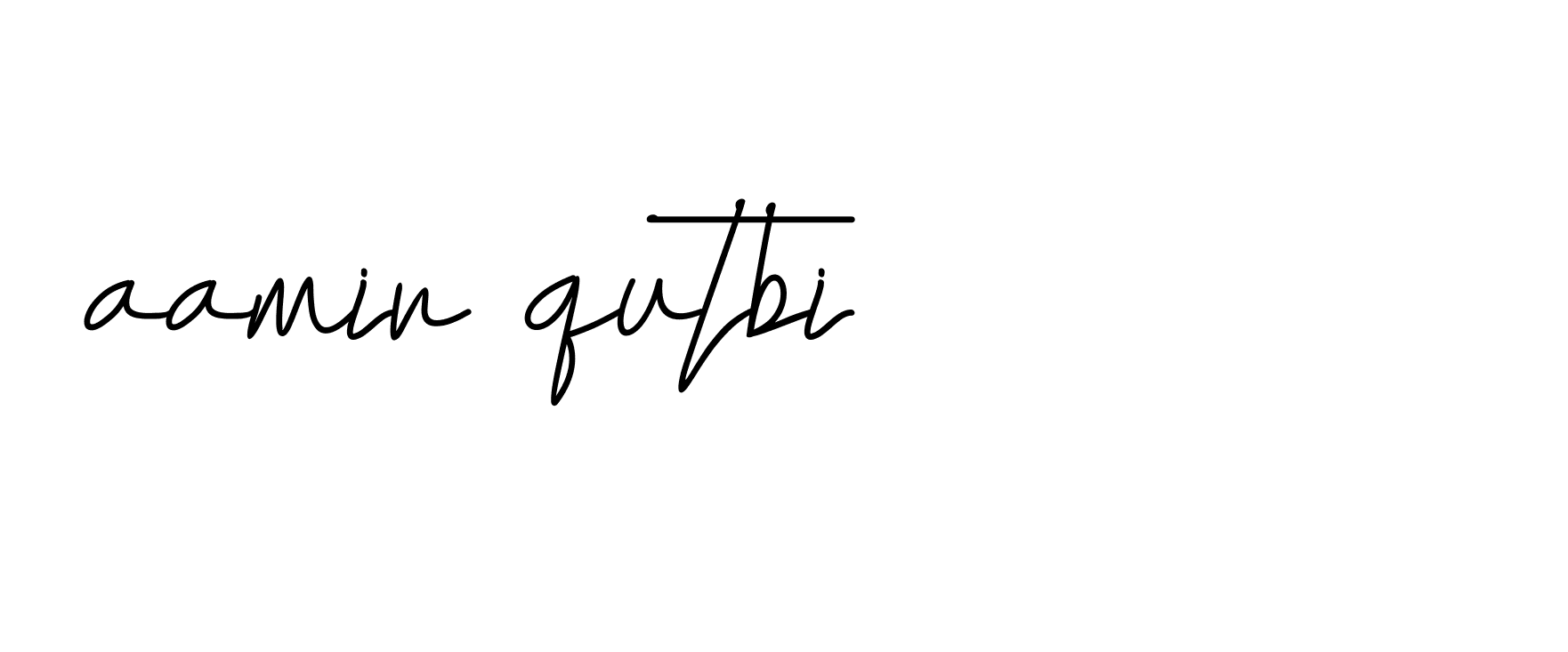 Signature of aamir-qutbi