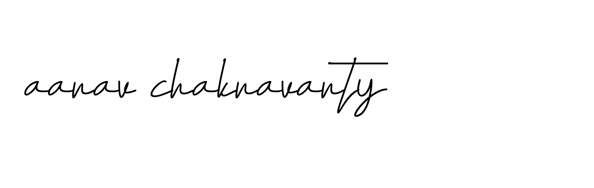 Signature of aarav-chakravarty