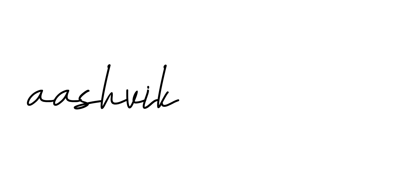 Signature of aashvik