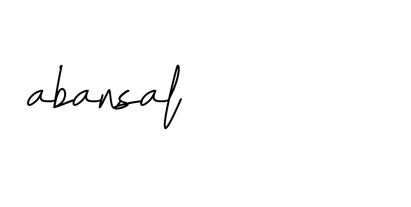 Signature of abansal